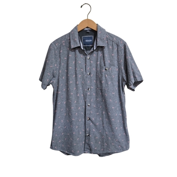 Volcom Other - Kolby Men's Size Medium Palm Tree Button Up Shirt